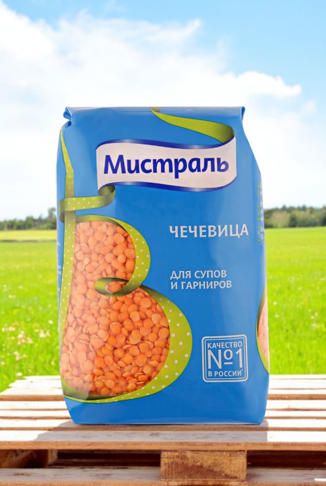 Мистраль Чечевица Красн.для Гарн.и Супов 450г