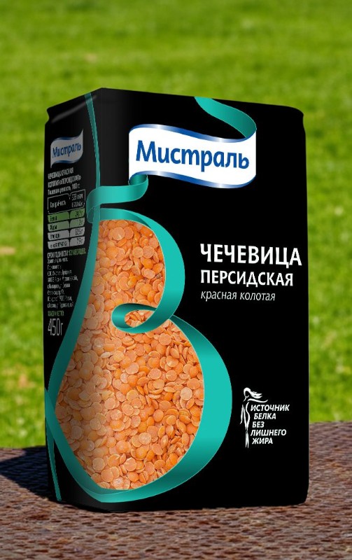 Мистраль Чечевица Красн.кол.Персидская 450г
