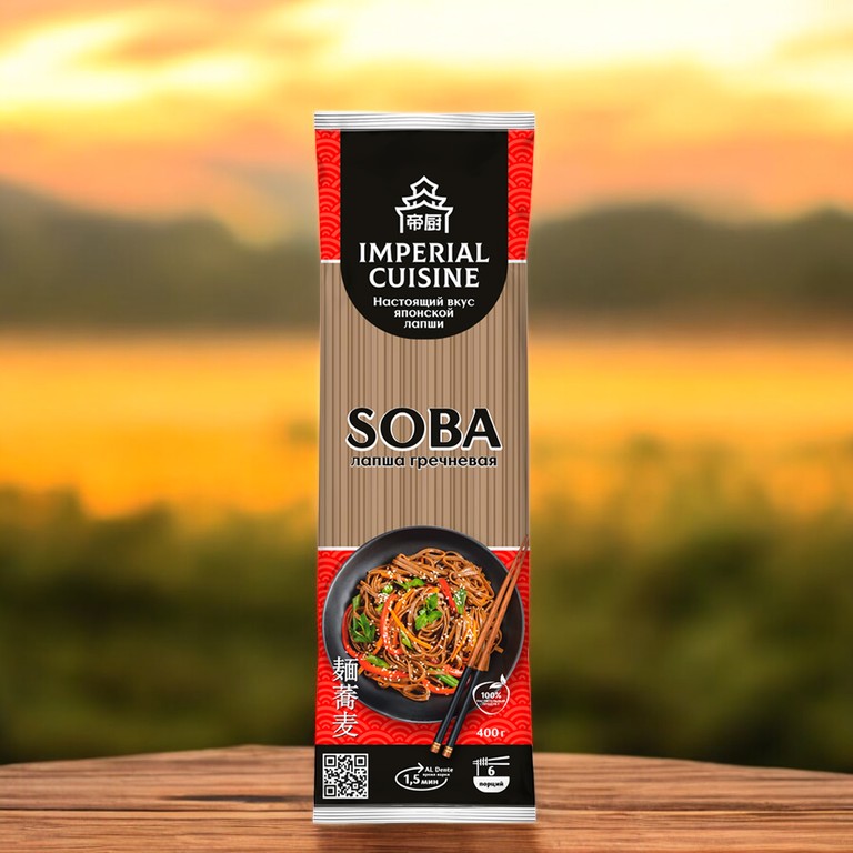 Imperial C.Лапша гречнев.Soba В ПУЧКАХ 400г