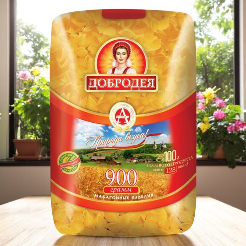 Добродея Рожки-дружки рифлёные(651) 0,9кг