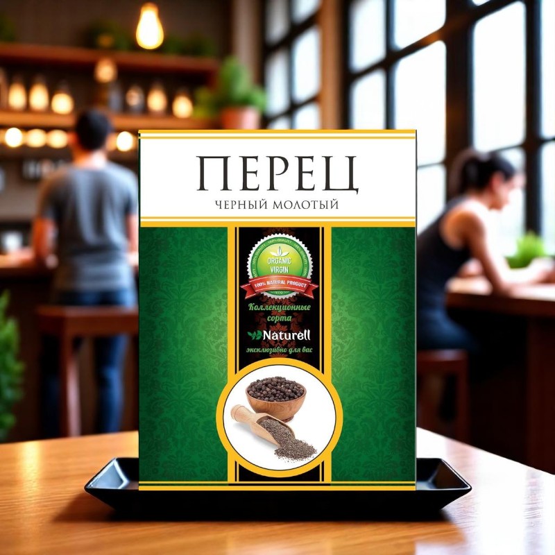 Naturell Перец черный молотый 20г