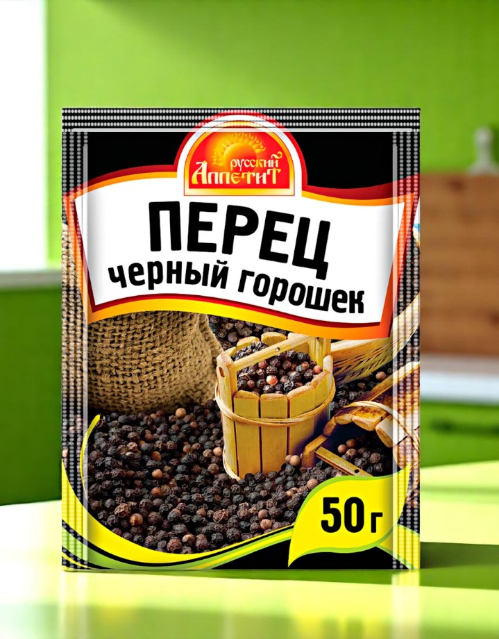 Перец чёрный горошек 50г