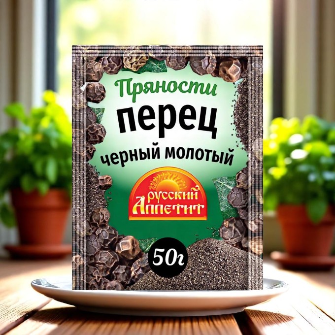 Перец чёрный молотый (50г)