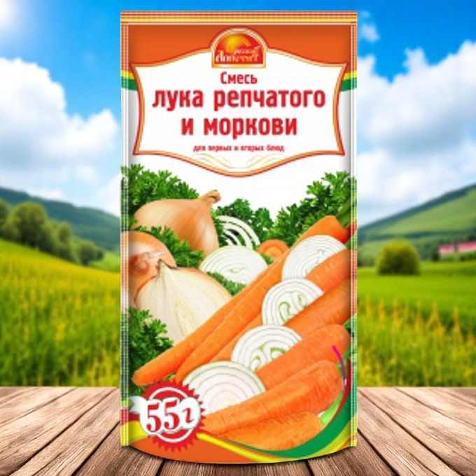 Смесь репчатого Лука и Моркови 55г