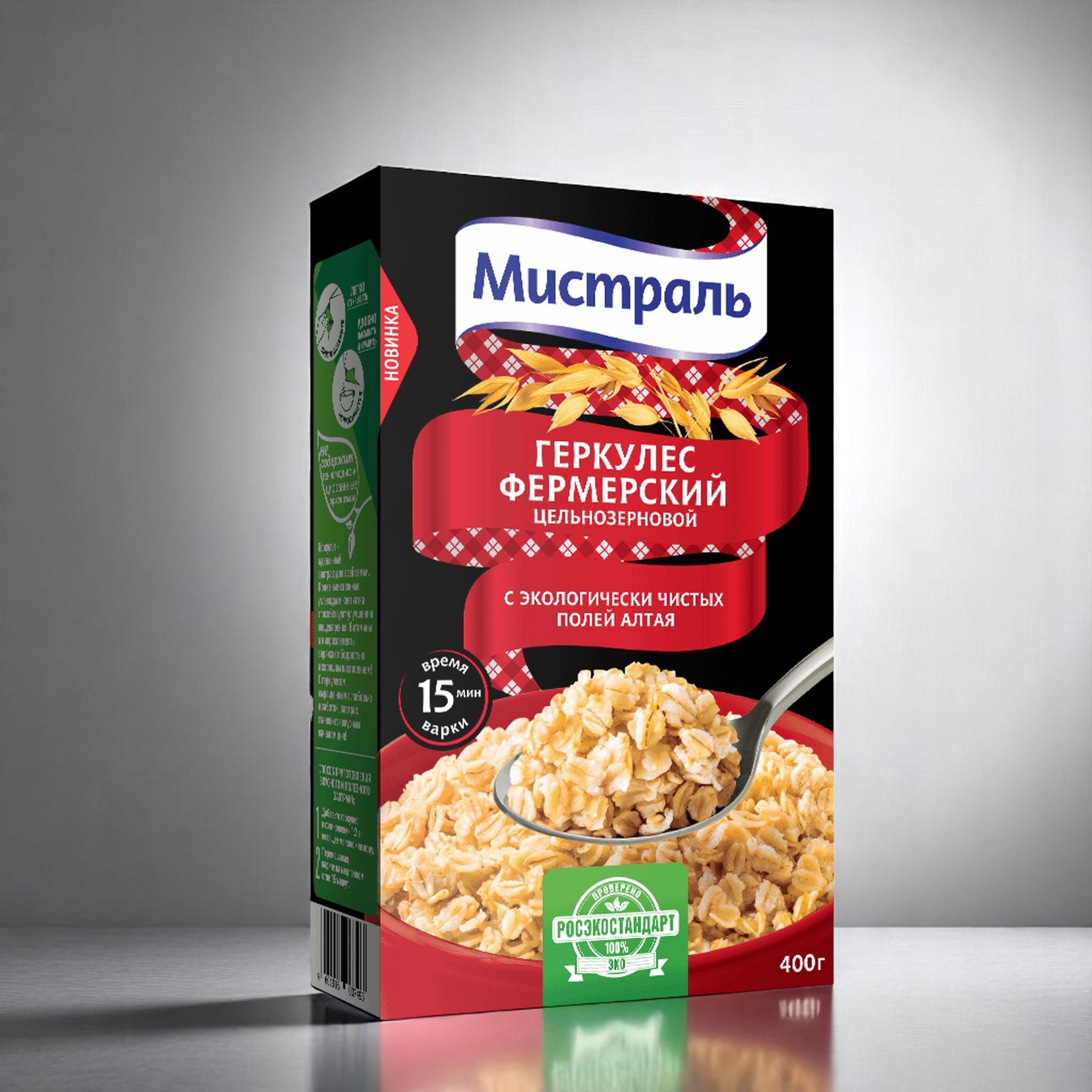 Мистраль Хлопья Геркулес Фермерский 400гр