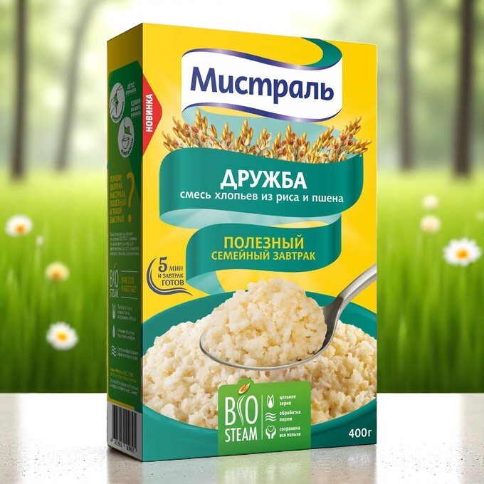 Мистраль Хлопья Дружба смесь 400гр