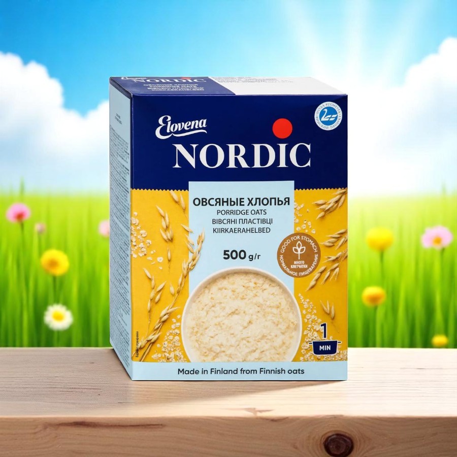 Nordic Хлопья Овсяные 500г