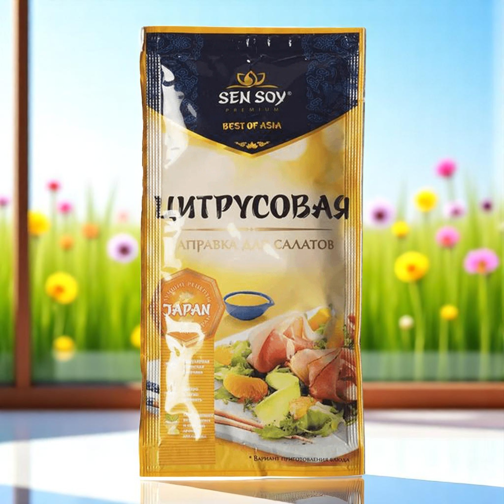 СЭНСОЙ Заправка д/САЛАТОВ Цитрусовая 40г блок