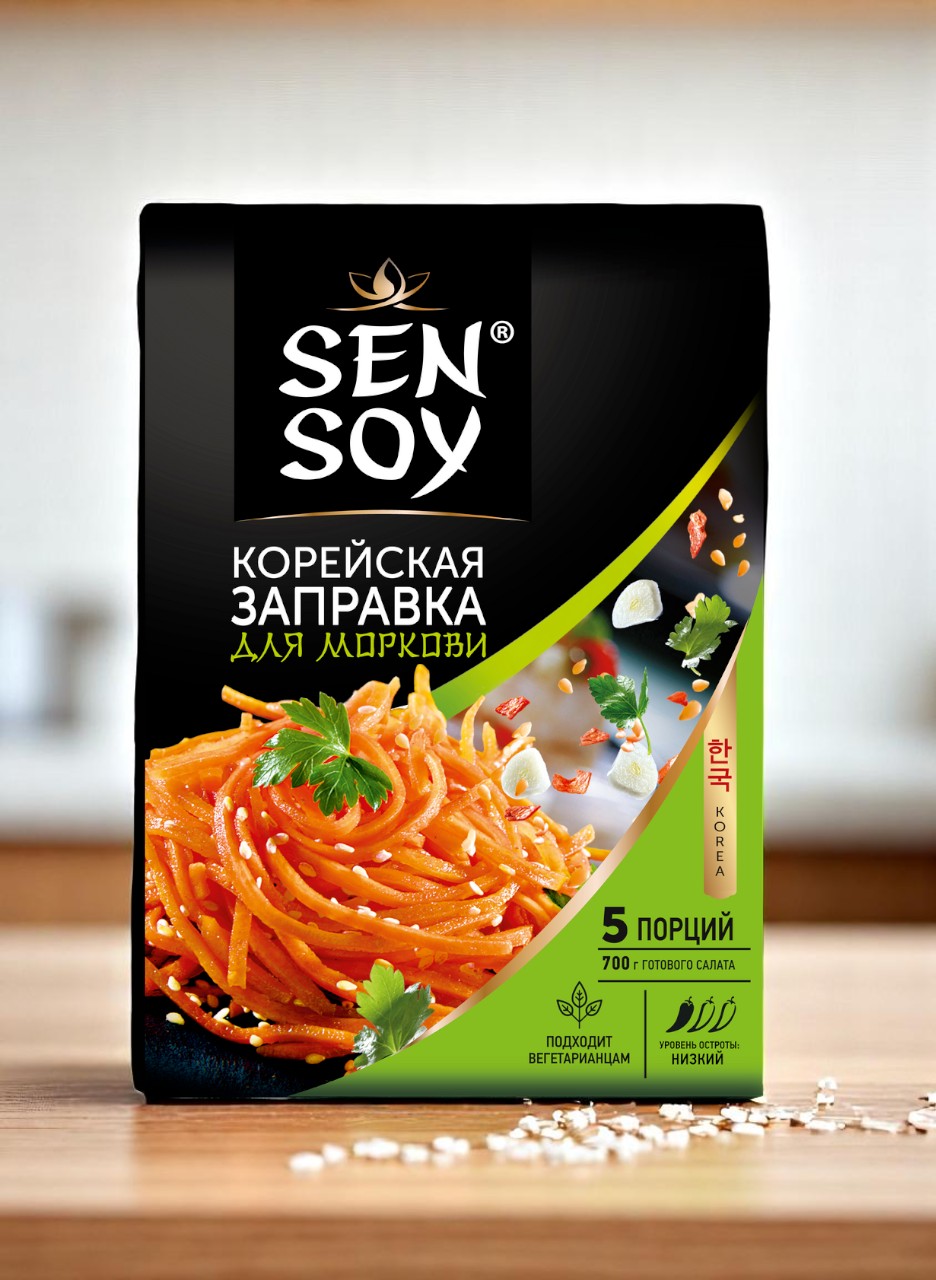 СЭНСОЙ Заправка д/Моркови По-корейски 80гр