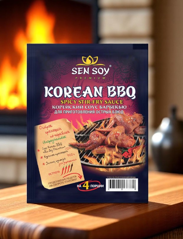 СЭНСОЙ Соус KOREAN BBQ 120 г