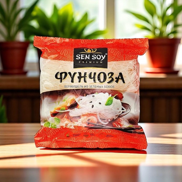 СЭНСОЙ Вермишель Фунчоза 100гр
