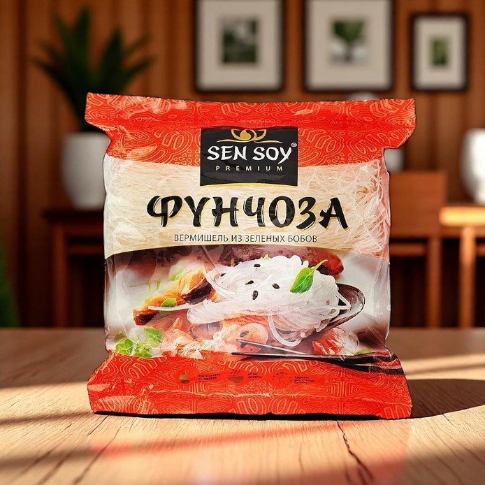 СЭНСОЙ Вермишель Фунчоза 200гр