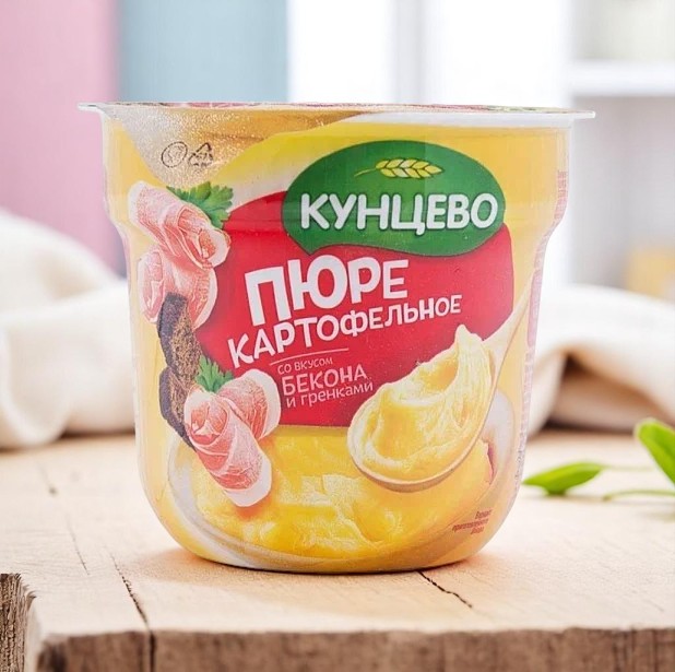 КУ Картофельное пюре с беконом и гренками 40г