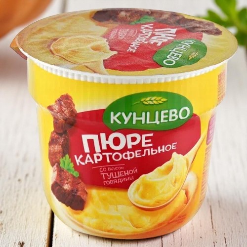 КУ Картофельное пюре с тушёной говядиной 40г