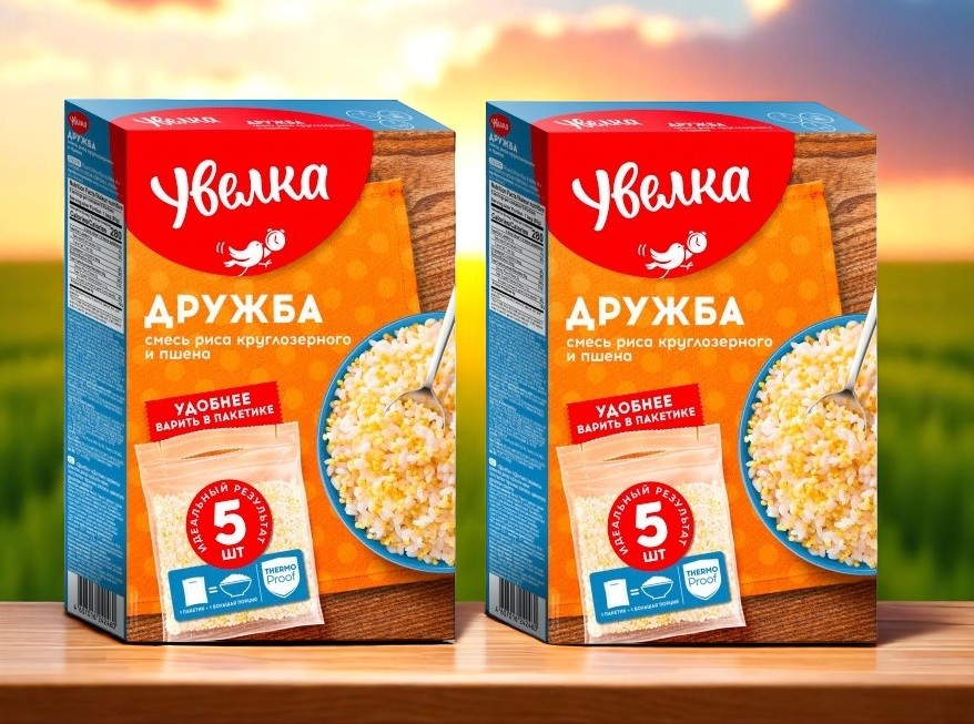 УВЕЛКА Б/П Дружба (рис+пшено)80г