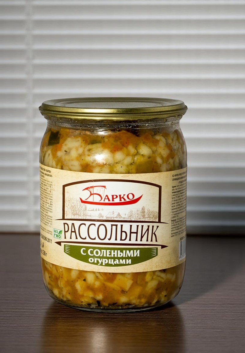 Рассольник с солён. огурцам ГОСТ 500 гр