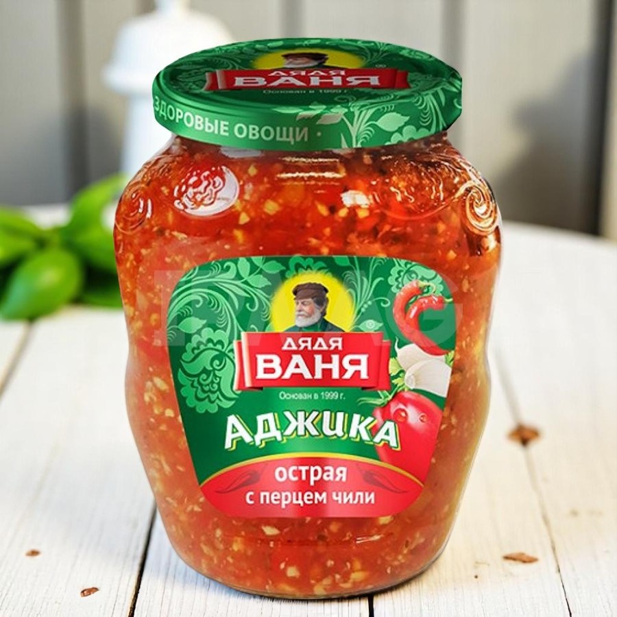 Д.Ваня Аджика острая с перцем чили 370г