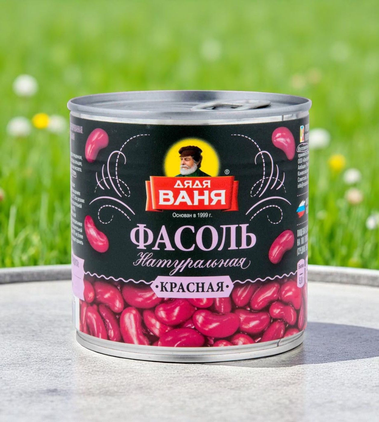 Дядя Ваня Фасоль красная (крышка с ключом) 0.4 кг