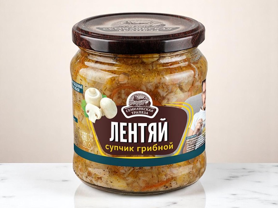 Лентяй супчик грибной 460г ст
