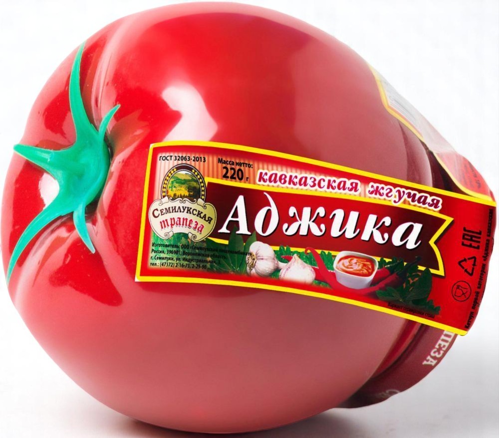 Аджика Кавказская 220гпэт помидор