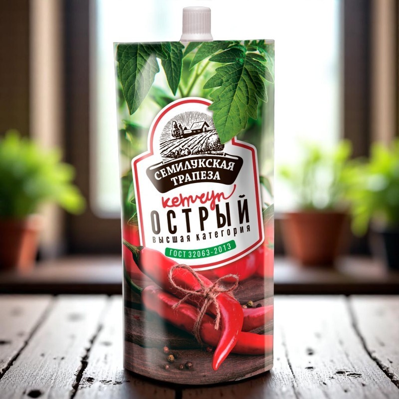Кетчуп Острый 300г д/п