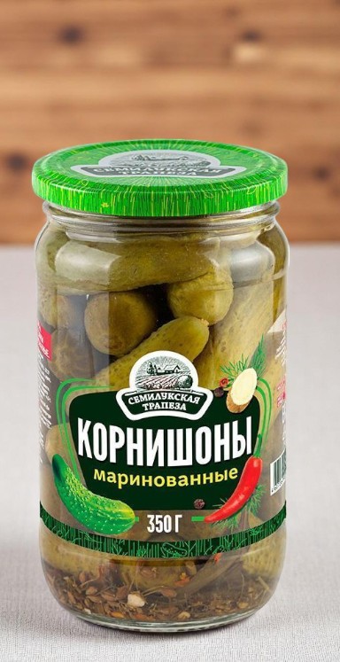 Корнишоны хруст.500мл ст.