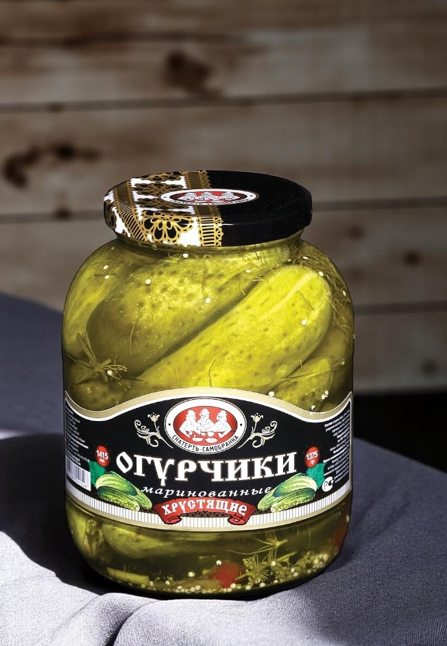 Огурчики хрустящие 1,4л стекло