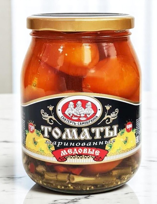 Томаты Медовые (жёлт.) марин. 720мл ст.