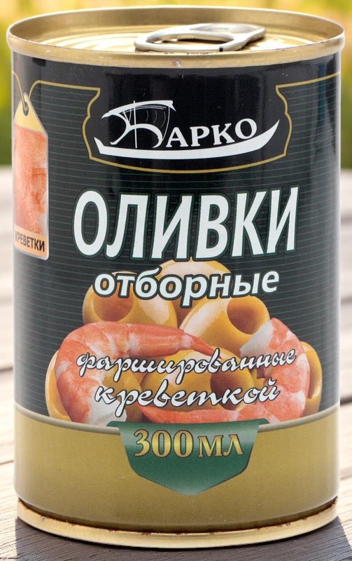 Оливки с креветкой 280 мл