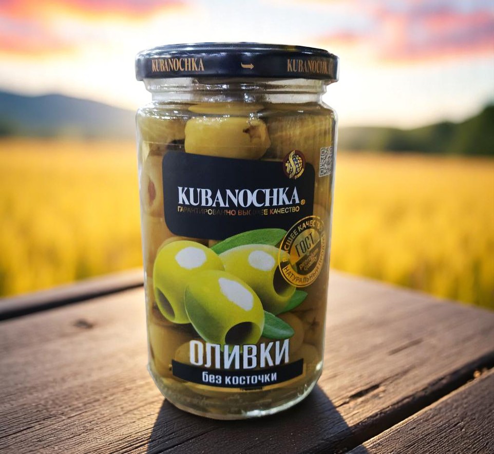 Оливки без косточки 0,36 кг