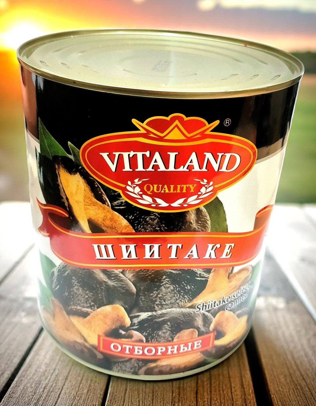 VITALAND Шиитаке консерв. 3100мл/2,84кг ж/б