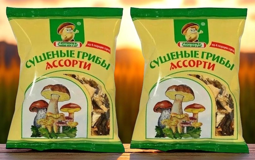 Экопродукт Грибы Ассорти СУШЕНЫЕ 50гр
