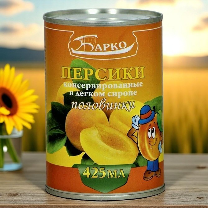 Персики в сиропе 425мл