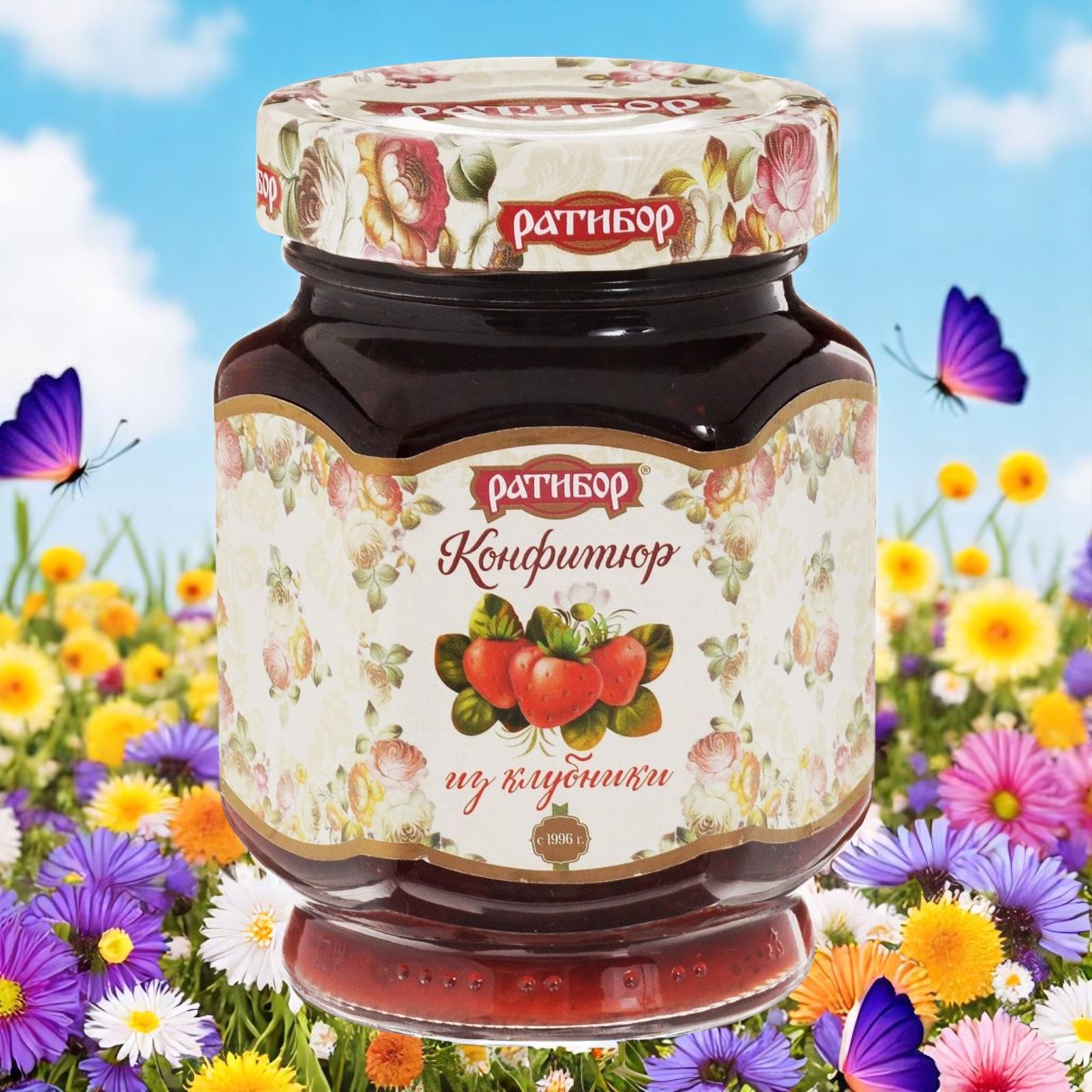 Конфитюр из клубники 0,35 кг * 6 стекло