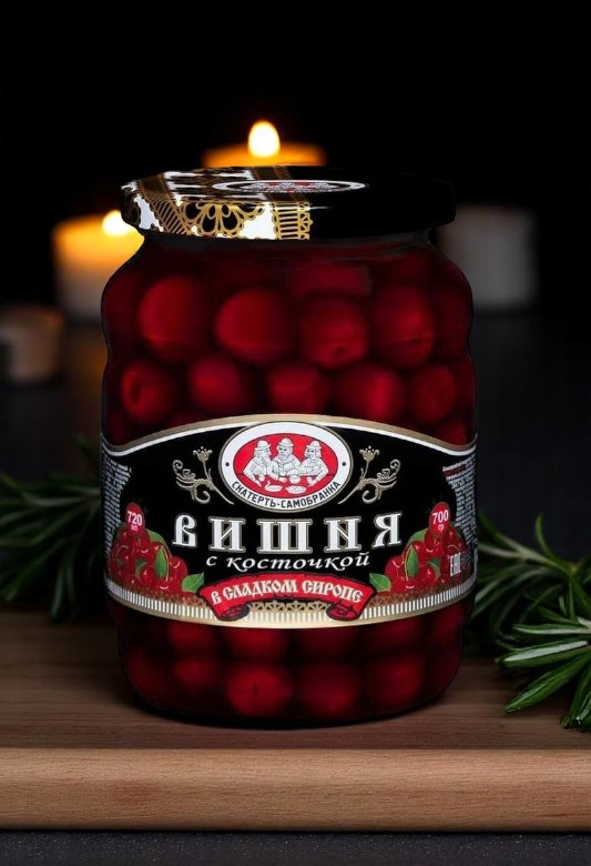 Вишня в сиропе 720мл ст