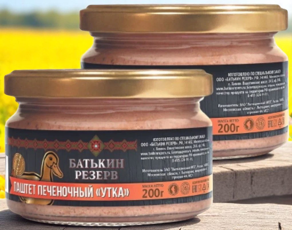 Батьк.р Паштет Утка 200г ст.