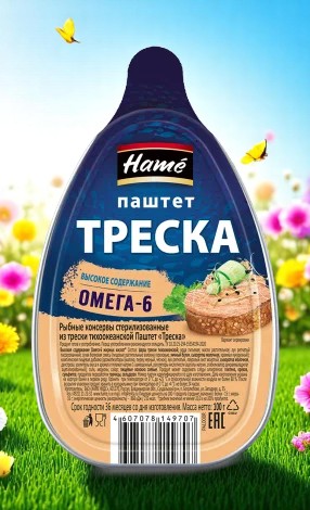 Хаме паштет 100гр Треска