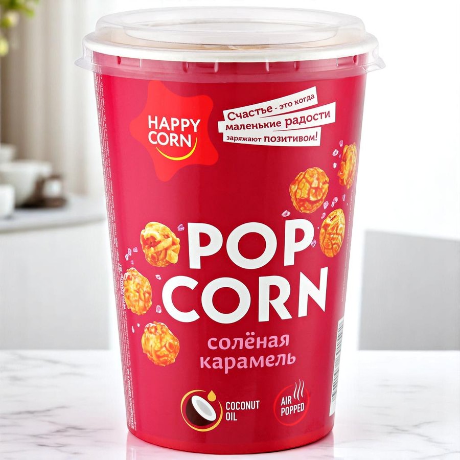 Нappy C возд.кук. Карамель соленая 100г