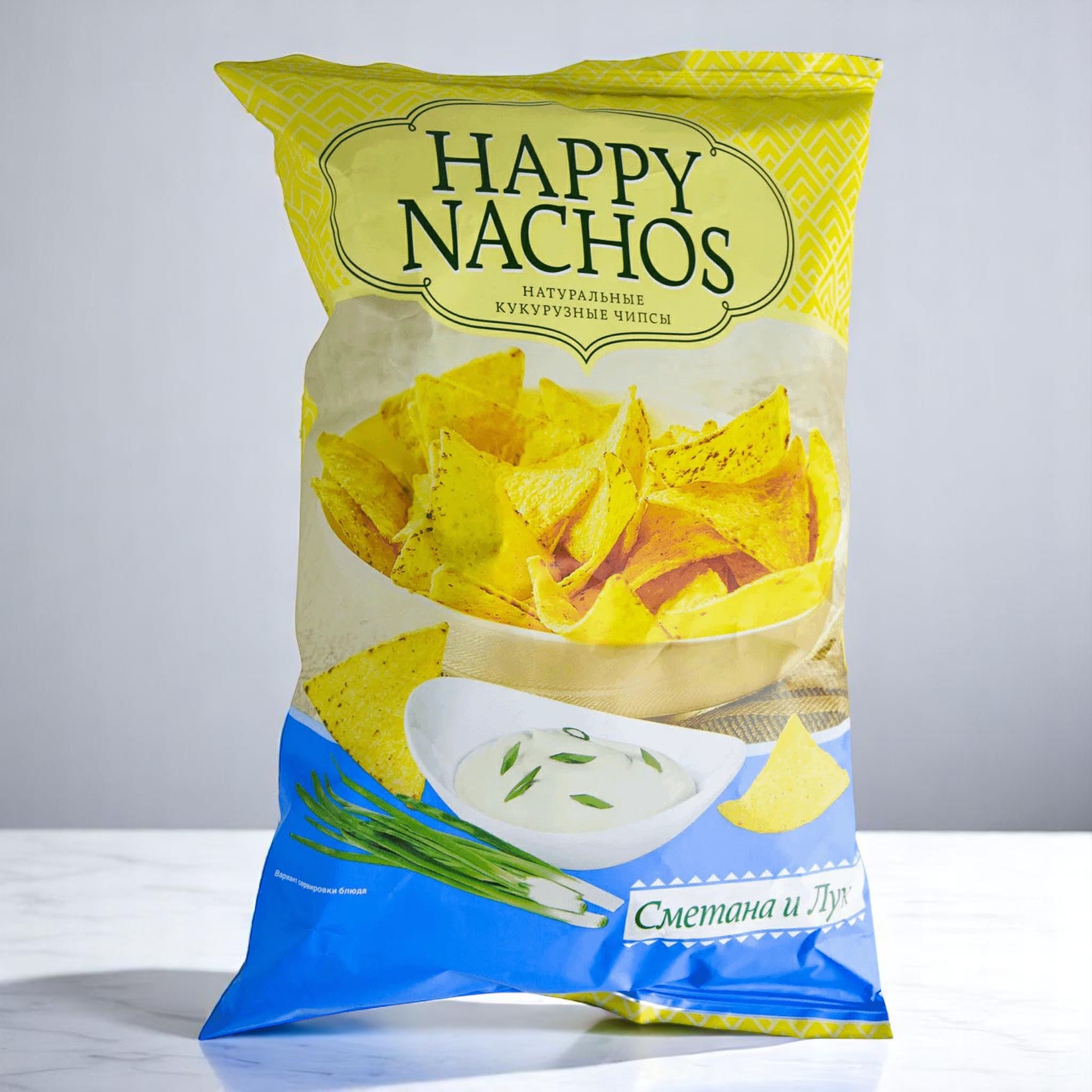 Happy N чип.кукур. Сметана /лук 150г