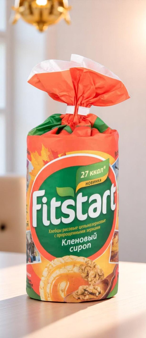 FITSTART Хлебцы Рисовые Кленовый сироп 100г
