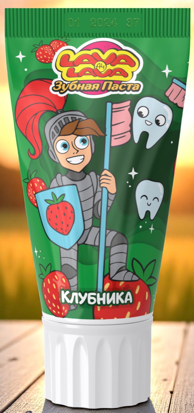 Lava Lava Зубн.паста Клубника 50г