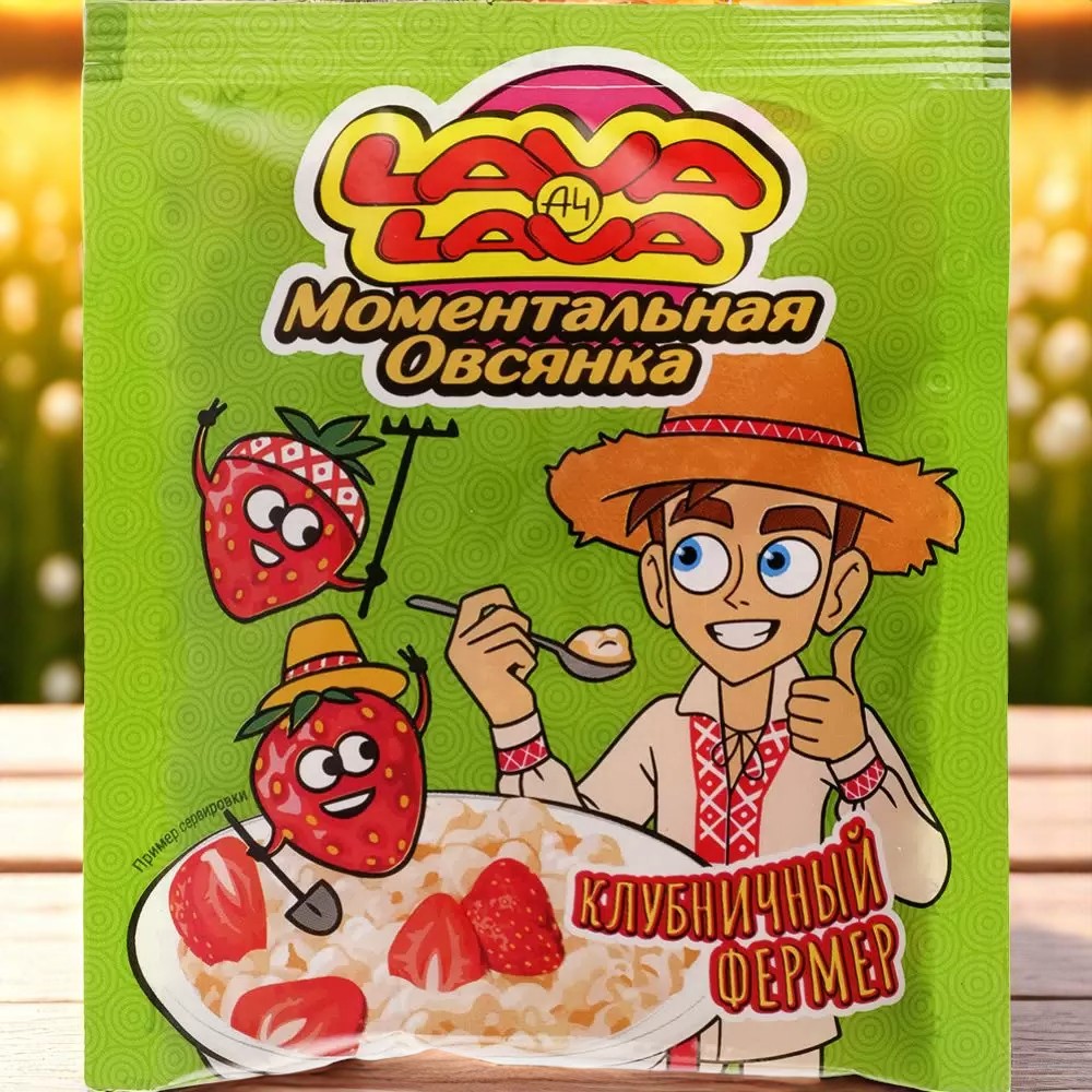 Lava Lava Каша овсяная Клубника 35г
