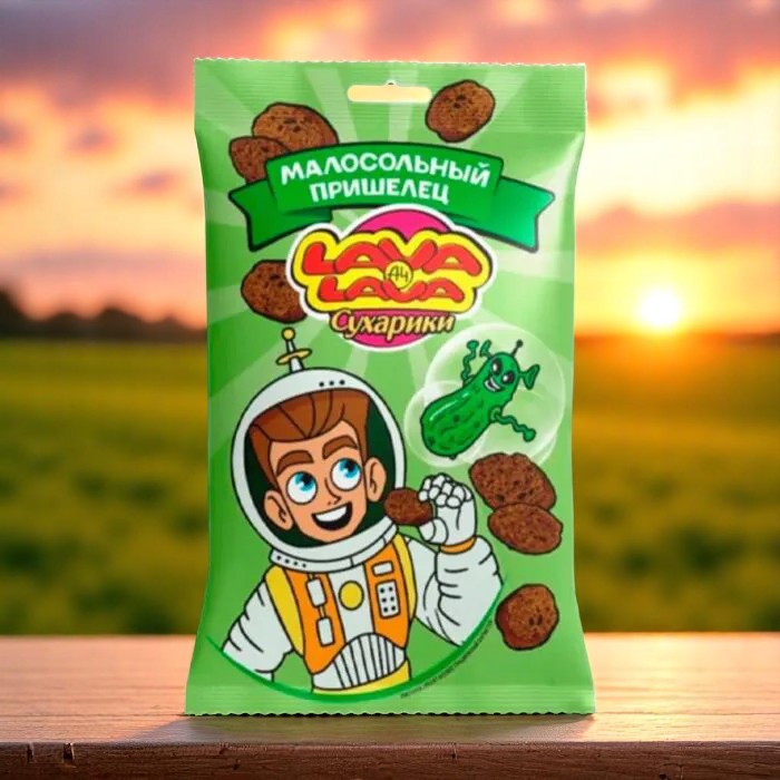 Lava Lava Сухарики Малосольный пришелец ржан.30г8