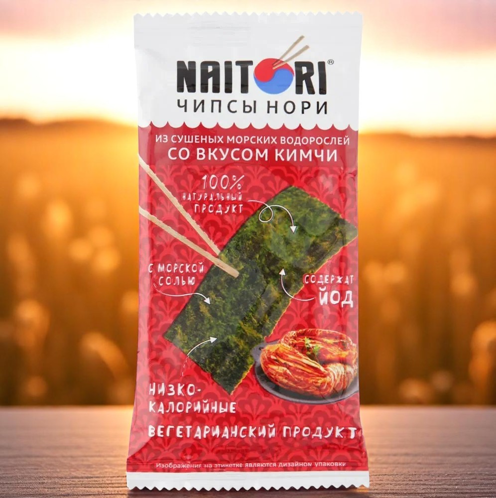 Natori чипсы водор. Кимчи 3г