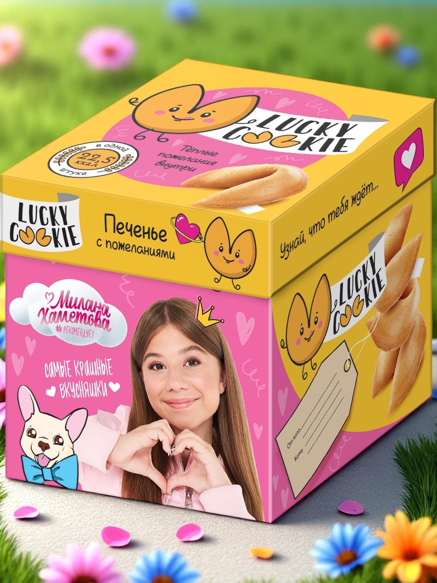 МИЛАНА ХАМЕТОВА LUCKY COOKIE Печенье с пожеланиями 0,036