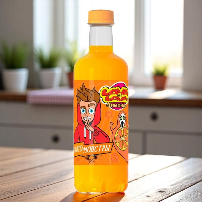 Lava Lava нап.0,5л Фанто-Монстры б/а газ ПЭТ