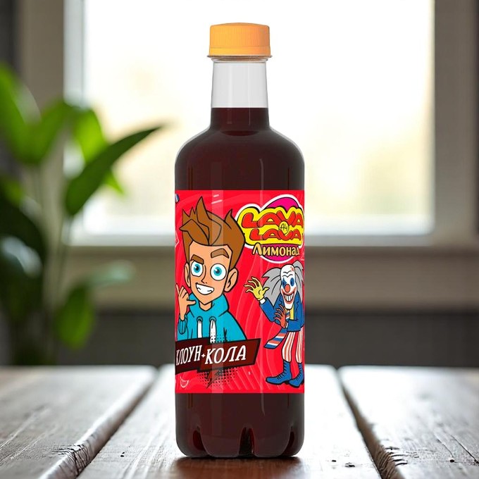 Lava Lava нап.1,0л Клоун-Кола б/а газ ПЭТ