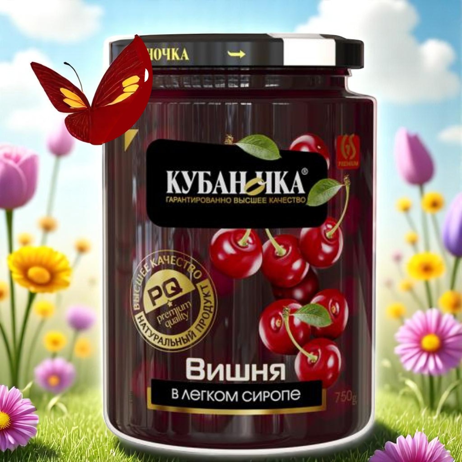 Легк.сироп Вишня 0,75 кг