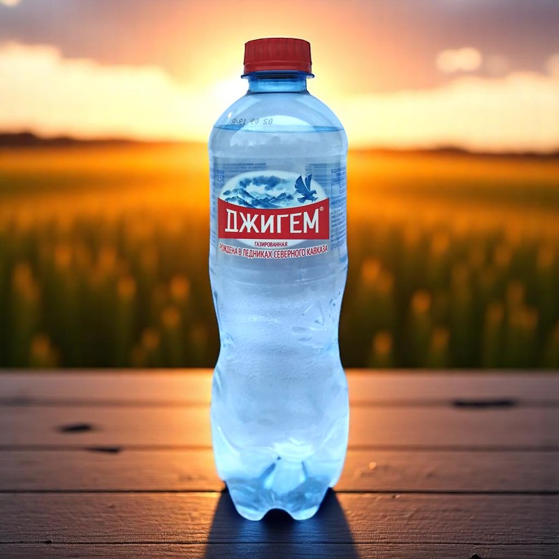 Джигем ПЭТ 0,5л Газ. мин.вода