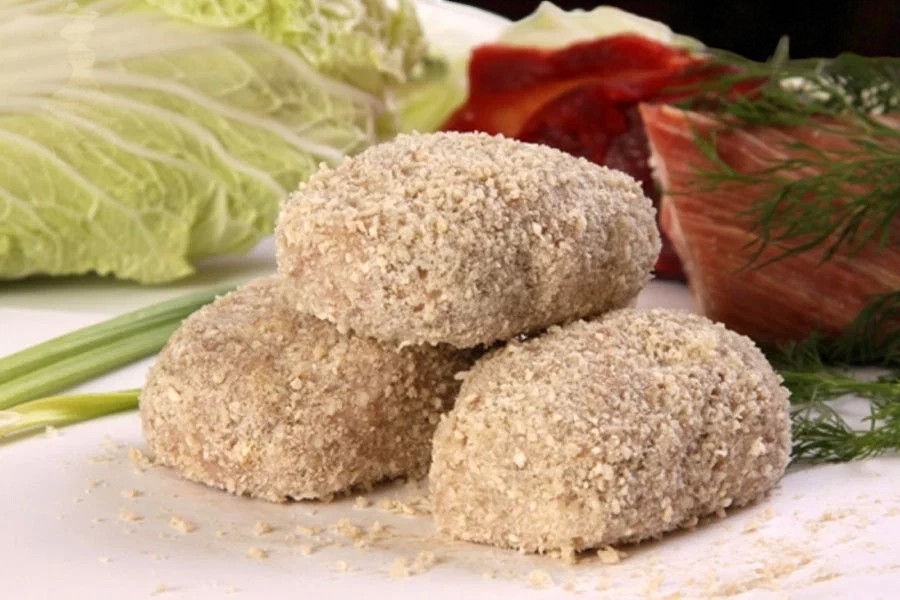 зразы рубленые с луком и яйцом (замор.) кат. В